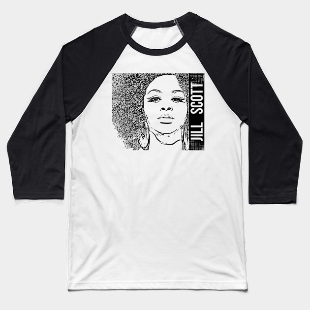 Jill scott | Singer Baseball T-Shirt by Degiab